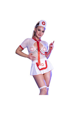 Sensual Nurse Costume - Complete Set Ready to Wear
