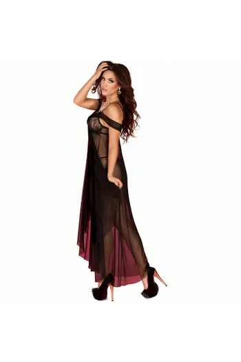 Babydoll lungo elegante per sensualità e romanticismo