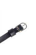 SUBBLIME - PETTORALE CATENE IN PELLE NERA TAGLIA UNICA
