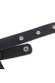 SUBBLIME - PETTORALE CATENE IN PELLE NERA TAGLIA UNICA