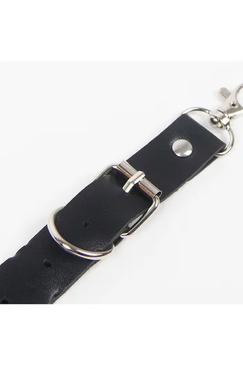 SUBBLIME - PETTORINA CINTURA E REGGETTIERE CON ANELLI E CATENA DETTAGLIO TAGLIA UNICA