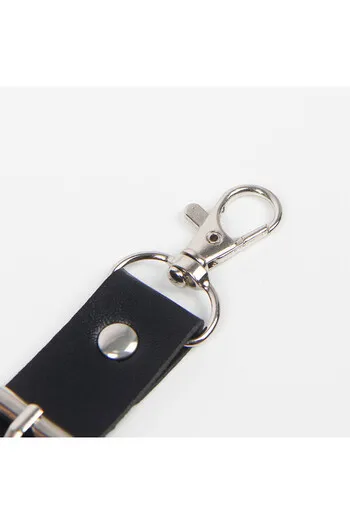 SUBBLIME - PETTORINA CINTURA E REGGETTIERE CON ANELLI E CATENA DETTAGLIO TAGLIA UNICA