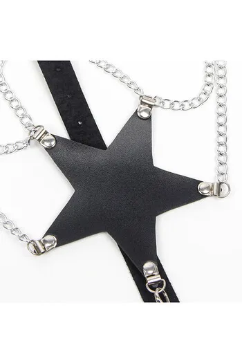 SUBBLIME - IMBRACATURA COMPLETA CON CATENA A STELLA ??DETTAGLIO TAGLIA UNICA