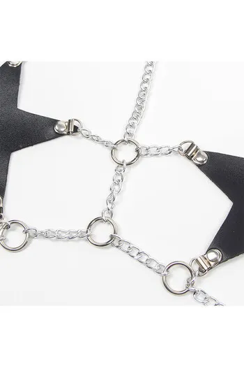 SUBBLIME - IMBRACATURA COMPLETA CON CATENA A STELLA ??DETTAGLIO TAGLIA UNICA