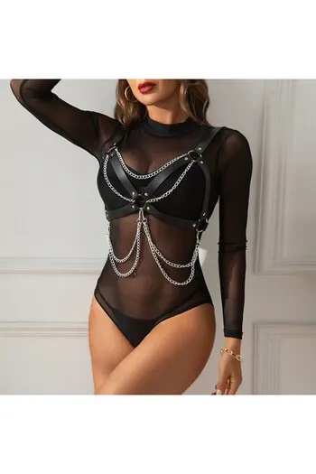 SUBBLIME - REGGISENO IMBRACATURA CON CATENA DETTAGLIO TAGLIA UNICA