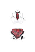 SUBBLIME - COSTUME SEXY DA SCUOLA CON REGGISENO L/XL