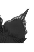 SUBBLIME - ORSACCHIOTTO CON DETTAGLI IN PIZZO FLOREALE NERO S/M
