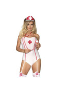 Costume infermiera sexy spalla scoperta - Teddy