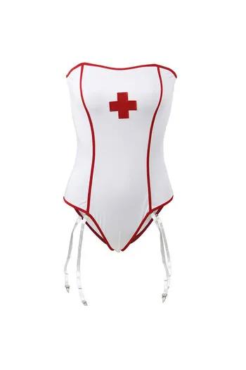 Costume infermiera sexy spalla scoperta - Teddy