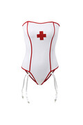 Costume infermiera sexy spalla scoperta - Teddy