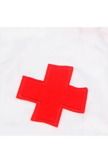 Sexy Off The Shoulder Nurse Costume Teddy