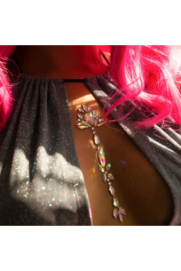 LEG AVENUE - GIOIELLO CORPO ADESIVO IN GIADA