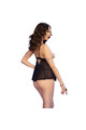 Set Babydoll Sensuale con Catene Dorate e Maschera