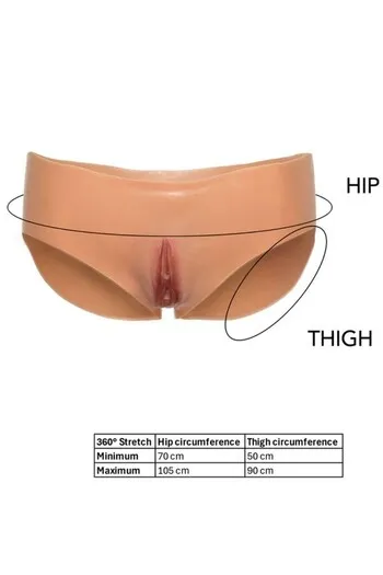 DESIDERIO NASCOSTO - ALTER EGO VAGINA APERTA SLIP VITA BASSA CARNE