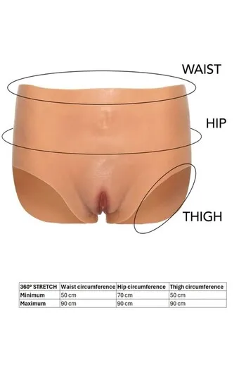 DESIDERIO NASCOSTO - ALTER EGO VAGINA APERTA SLIP VITA ALTA CARNE