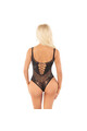 LEG AVENUE - BODY A RETE DIAMANTE NERO TAGLIA UNICA