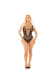 LEG AVENUE - BODY A RETE DIAMANTE NERO TAGLIA UNICA
