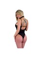 Body Black con Gargantilla - Sensualità Trasparente
