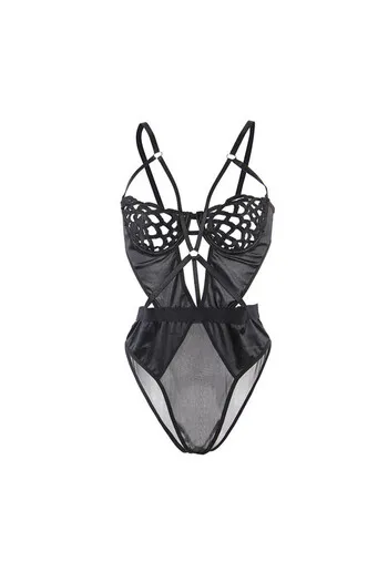 SUBBLIME - 954055 BODY SEXY IN PIZZO NERO S/M