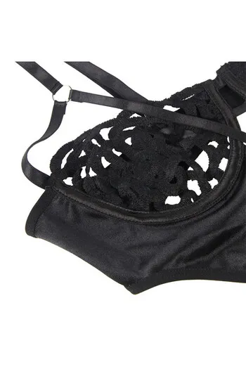 SUBBLIME - 954055 BODY SEXY IN PIZZO NERO S/M