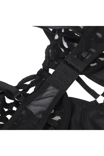 SUBBLIME - 954055 BODY SEXY IN PIZZO NERO S/M