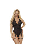 SUBBLIME - 954154 BODY CON CINTURA REGGICALZE NERO L/XL