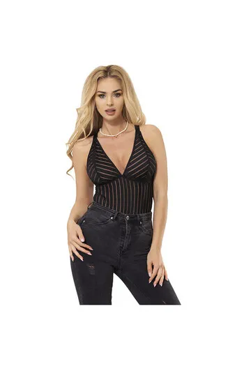 SUBBLIME - 954154 BODY CON CINTURA REGGICALZE NERO L/XL