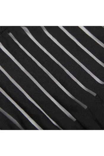 SUBBLIME - 954154 BODY CON CINTURA REGGICALZE NERO L/XL