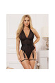 SUBBLIME - 954154 BODY CON CINTURA REGGICALZE NERO L/XL