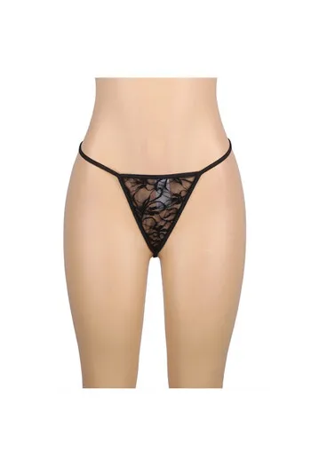 SUBBLIME - 954185 BABYDOLL IN PIZZO CON SPALLINE REGOLABILI NERO S/M