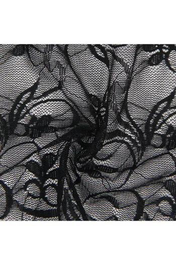 SUBBLIME - 954185 BABYDOLL IN PIZZO CON SPALLINE REGOLABILI NERO S/M