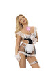 SUBBLIME - 954314 COSTUME DA CAMERIERA SEXY NERO/BIANCO L/XL