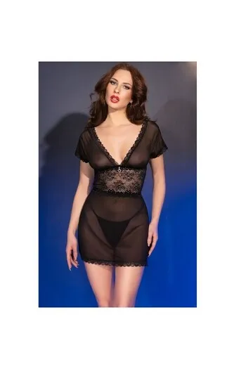CHILIROSE - CR 4830 BABYDOLL NERO XL