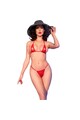 CHILIROSE - CR 4840 MICRO BIKINI ROSSO S/M