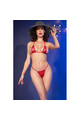CHILIROSE - CR 4840 MICRO BIKINI ROSSO S/M