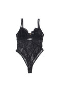 SUBBLIME - 955618 BODY IN PIZZO CON CHIUSURA INFERIORE NERO S/M