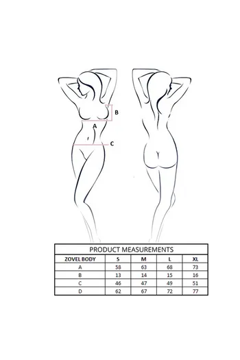 PASSION - ZOVEL BODY ROSA CHIARO L/XL