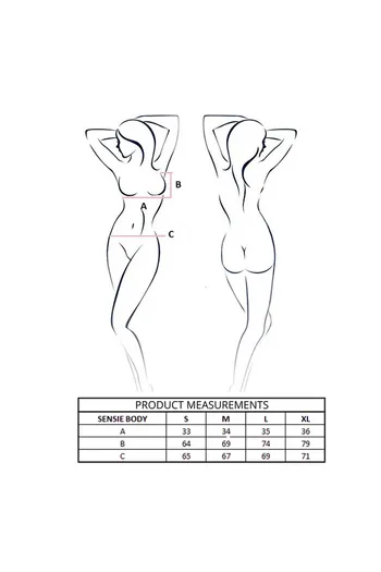 PASSION - SENSIE BODY TEAL S/M