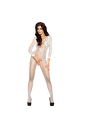 PASSION - EROTICLINE CATSUIT BIANCO BS007