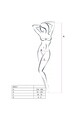 PASSION - WOMAN BS017 BODYSTOCKING NERO TAGLIA UNICA