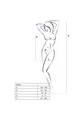 PASSION - WOMAN BS026 ABITO NERO STILE BODYSTOCKING TAGLIA UNICA