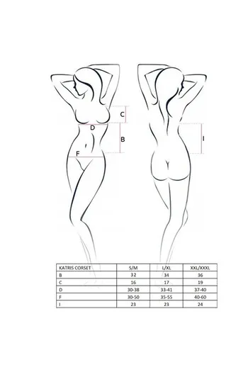 Corset Katriss Passion - Lingerie Sessuale di Alta Qualità