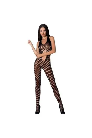 Passion BS065 Mesh Bodysuit - Sexy Lingerie with Lace and Sheer Details