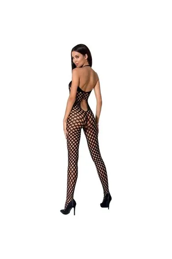 Passion BS065 Mesh Bodysuit - Sexy Lingerie with Lace and Sheer Details