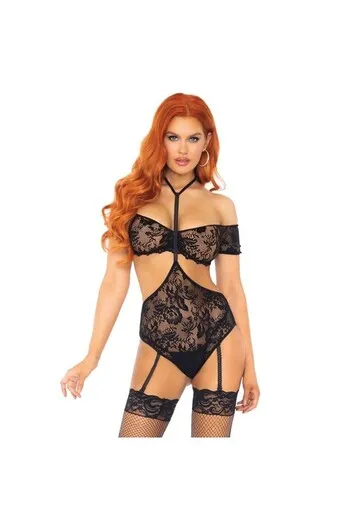 LEG AVENUE - SET DUE PEZZI TOP & TEDDY