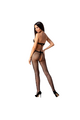 PASSION - WOMAN BS080 BODYSTOCKING NERO TAGLIA UNICA