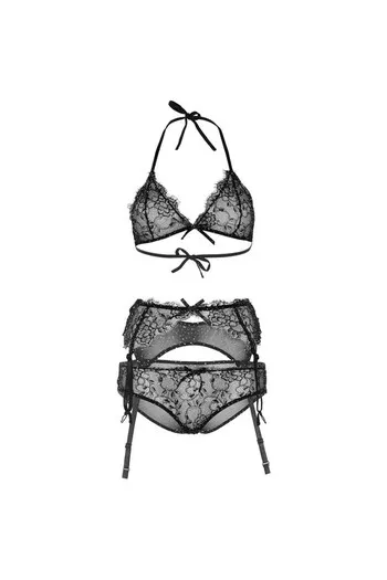 LEG AVENUE - SET TRE PEZZI SHINNY M