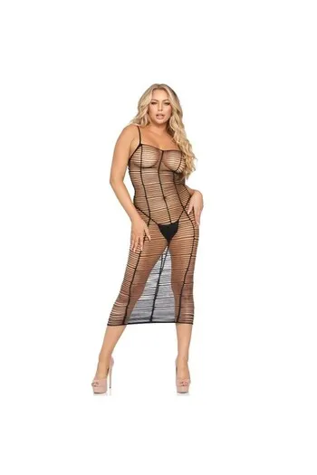 LEG AVENUE - MAXI ABITO A RETE ORIZZONTALE TAGLIA UNICA