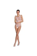 PASSION - WOMAN BS086 BODYSTOCKING BIANCO TAGLIA UNICA