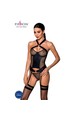 Corsetto Amanda - Lingerie Sensuale in Pizzo e Pelle | Passion